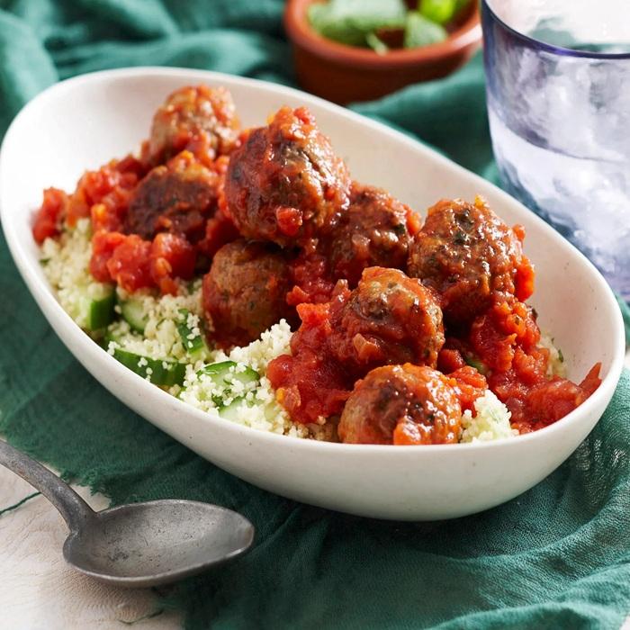 Lamb & apricot meatballs