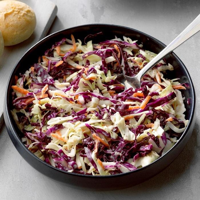 Tangy cabbage slaw