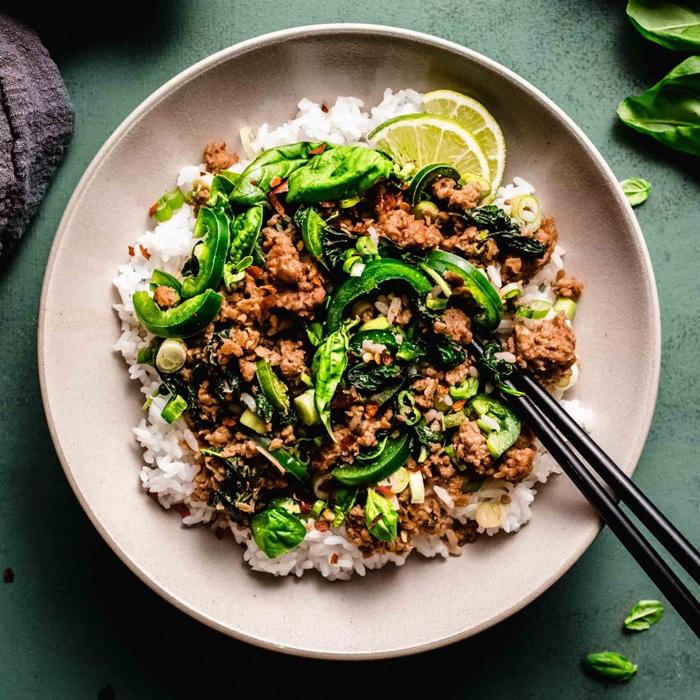 Thai beef stir-fry
